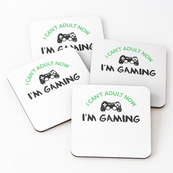 Item preview, I Can't Adult Now, I'm Gaming designed and sold by Kaupasi.