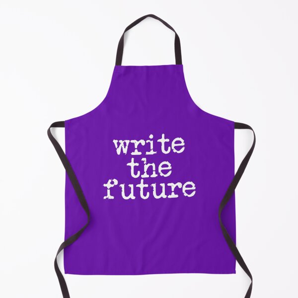 Item preview, write the future in white on purple designed and sold by TeaRoseWriter.