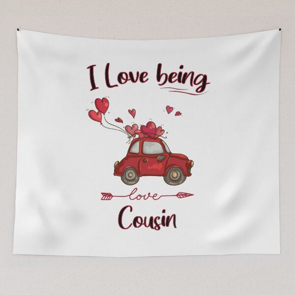 Item preview, I Love Being Cousin - Valentine's Day designed and sold by yeknow.