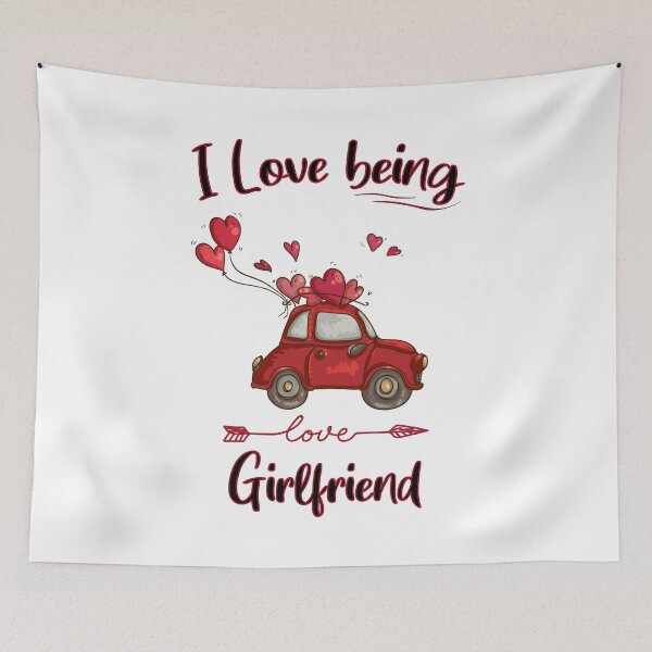 Item preview, I Love Being Girlfriend - Valentine's Day designed and sold by yeknow.