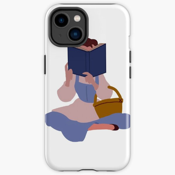 Pegatina princesa bella Funda resistente para iPhone