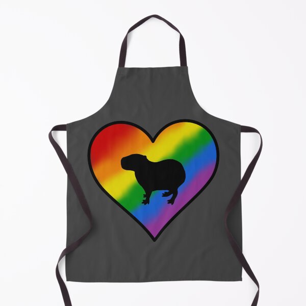 Item preview, Rainbow Heart Capybara designed and sold by taylorrowan.