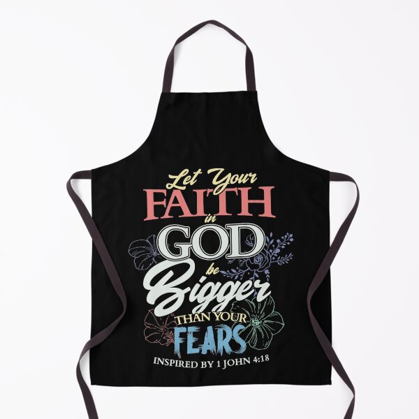Item preview, Let your faith in God be bigger than your fears Christian designed and sold by Hananiah Merch.