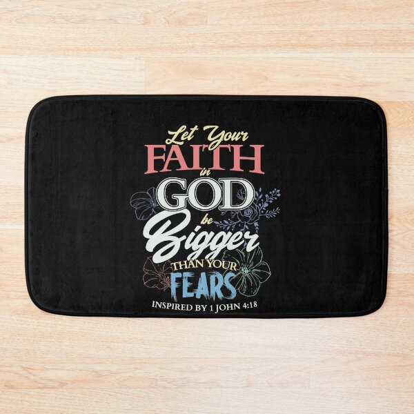 Item preview, Let your faith in God be bigger than your fears Christian designed and sold by Hananiah Merch.