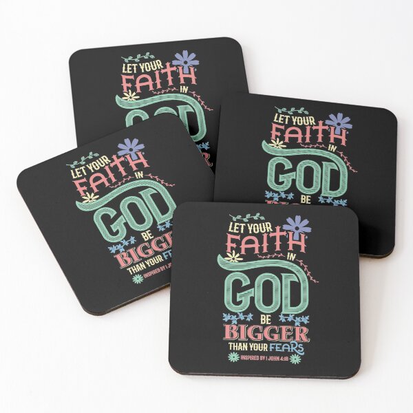 Item preview, Christian Let your faith in God be bigger than your fears designed and sold by Hananiah Merch.