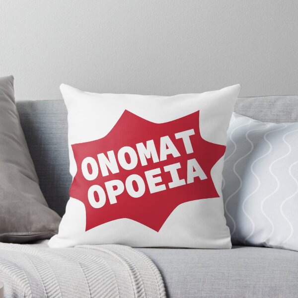 Item preview, ONOMATOPOEIA (Red) designed and sold by SarcasticWords.