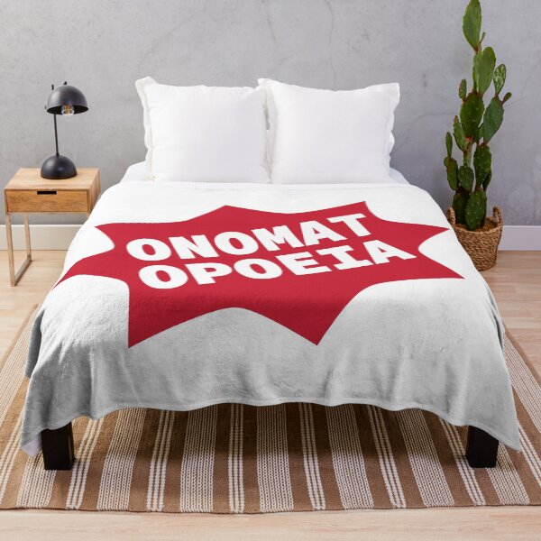 Item preview, ONOMATOPOEIA (Red) designed and sold by SarcasticWords.