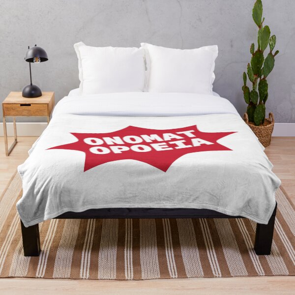 Item preview, ONOMATOPOEIA (Red) designed and sold by SarcasticWords.