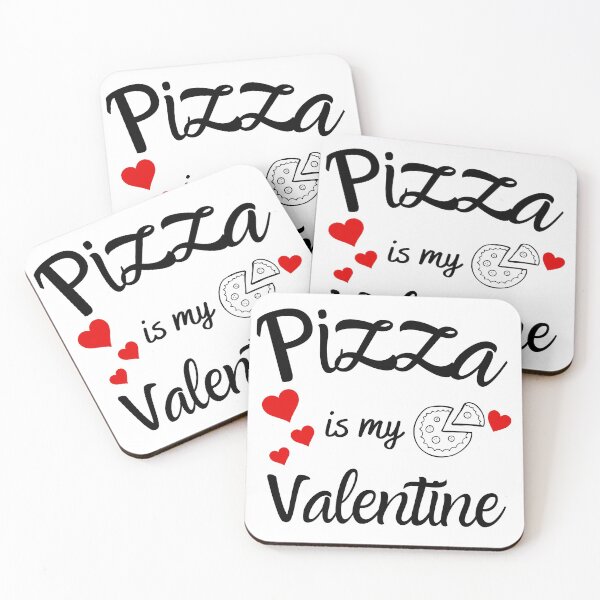 Item preview, Pizza Is My Valentine - Typography Design designed and sold by Valuential.