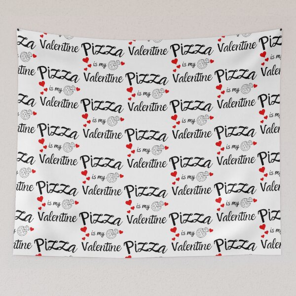 Item preview, Pizza Is My Valentine - Typography Design designed and sold by Valuential.
