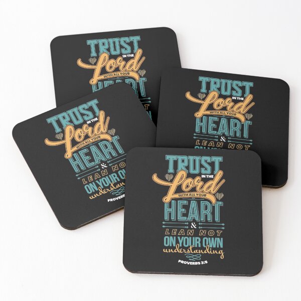 Item preview, Bible Verse Trust in the Lord Proverbs 3:5 Christian designed and sold by Hananiah Merch.
