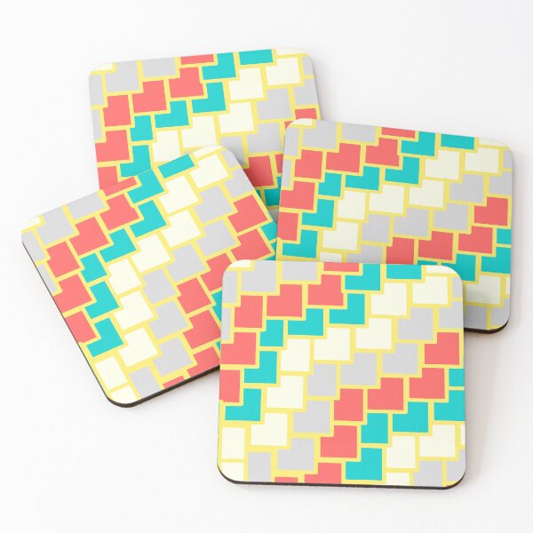 Item preview, colored squares designed and sold by Merchbybells.