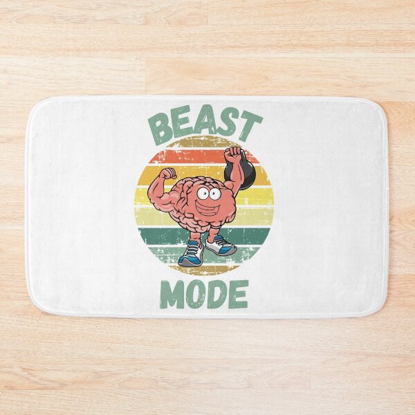 Item preview, Beast Mode - mens Gym Quote - Retro Vintage Effect designed and sold by BitsndPieces.