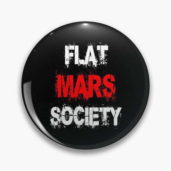 Item preview, Flat Mars Society , Red planet , Funny Flat Mars Society designs designed and sold by ArtyFiction.