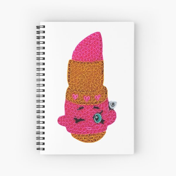 Paper Quilling Lippy Lips Shopkins Spiral Notebook