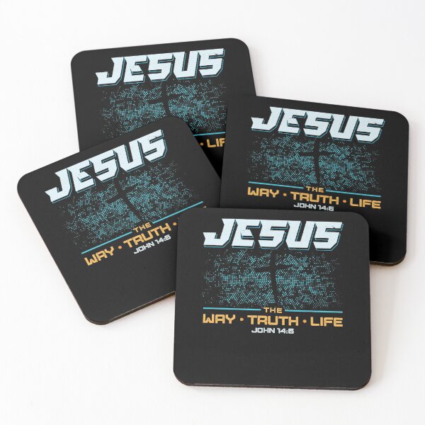 Item preview, Jesus The Way Truth Life Bible Verse Christian designed and sold by Hananiah Merch.
