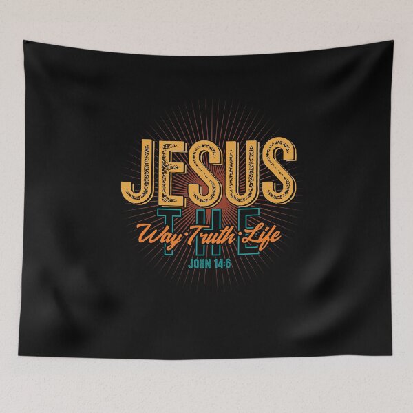 Item preview, Bible Verse  Jesus The Way Truth Life Christian designed and sold by Hananiah Merch.