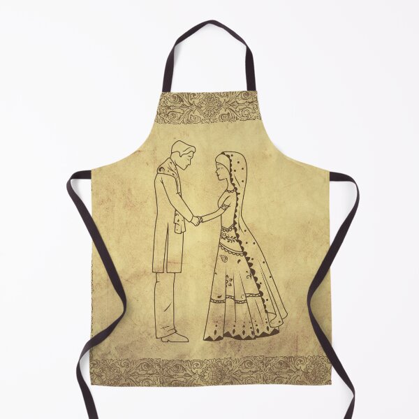 Item preview, Antique- Couples holding hands - mehandi function designed and sold by Cozy-Dreams.
