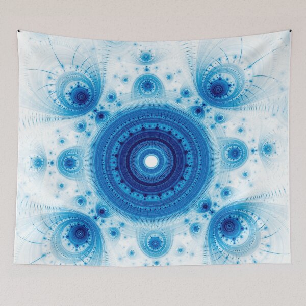 Item preview, Mandala circle. Blue mandala. Roots mandala. Wall decoration designed and sold by soniaaseguin.