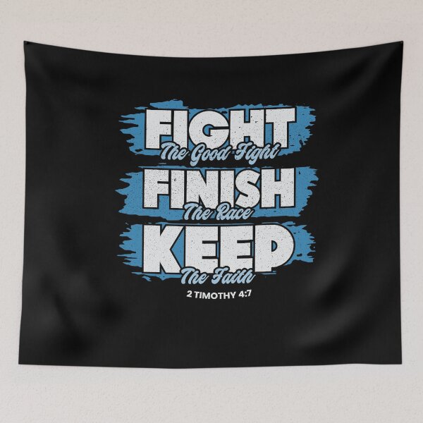 Item preview, Fight The Good Fight of Faith Bible Verse Christian designed and sold by Hananiah Merch.