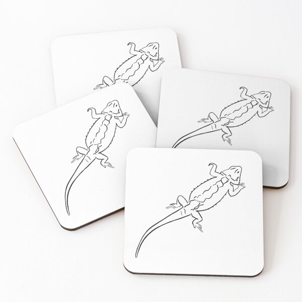 Item preview, Bearded Dragon Hand-drawn designed and sold by PrileyRileyArt.