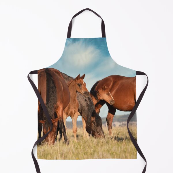 Item preview, Montana Mares and Foals grazing designed and sold by BerryvineImage.