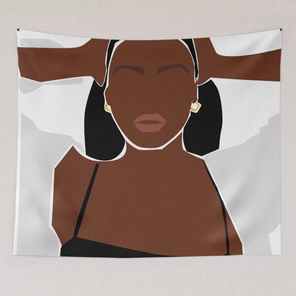 Item preview, abstract afro woman designed and sold by giuliarcd.