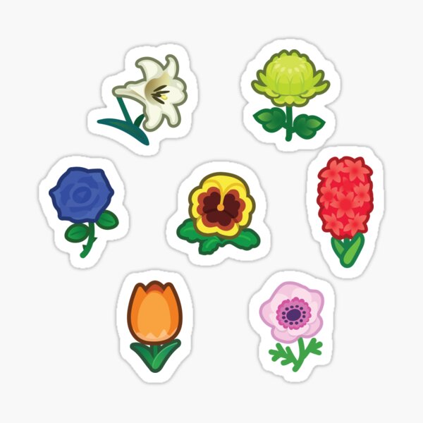 Trend Flower Power Sparkle Stickers - 40/pack