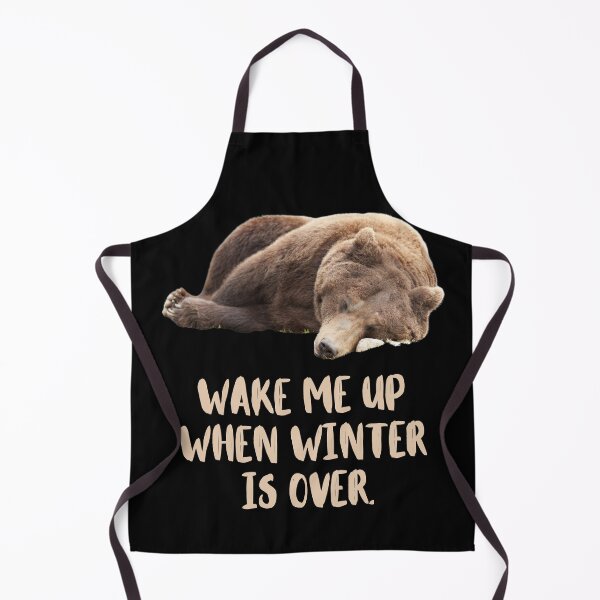 Item preview, Wake Me Up When Winter Is Over. Bear Sleeping. Text designed and sold by JellyBeenzz.