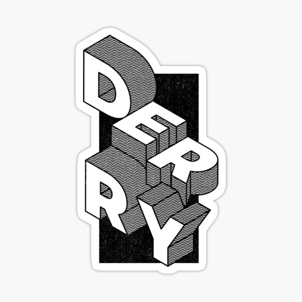 Item preview, Derry City Ireland North West Foyle Typography Print Designed in Ireland  designed and sold by Creative  Tagging.