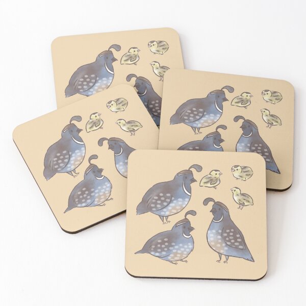 Item preview, Quail and Chicks designed and sold by ManonDeLArt.