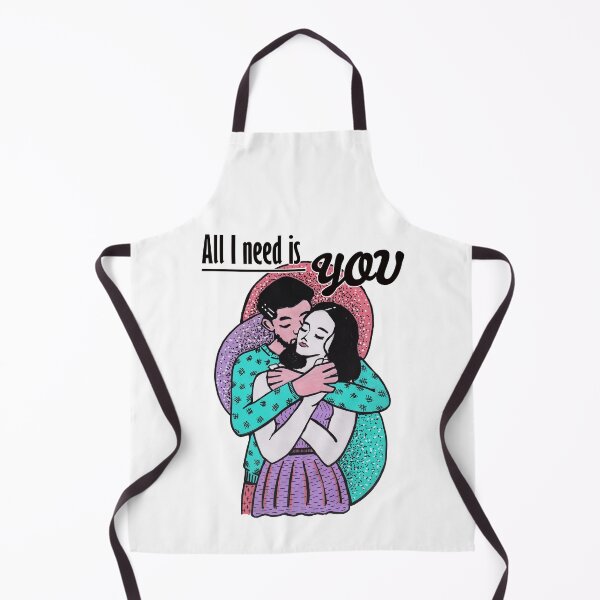 Item preview, Mixed media - All I need is you - hugging couple designed and sold by Karolien Kenis.