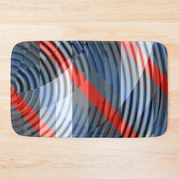 Item preview, Grey red abstract ripples muted light modern design designed and sold by Thecolorschemer.