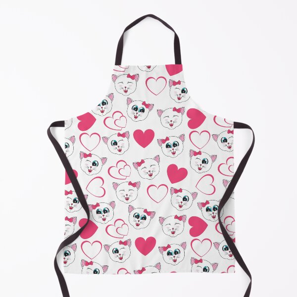 Item preview, Cat Valentines Day Pattern, Cat pattern designed and sold by patternme.