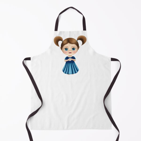 Item preview, cartoon girl with two ponytails designed and sold by nataliavavilina.
