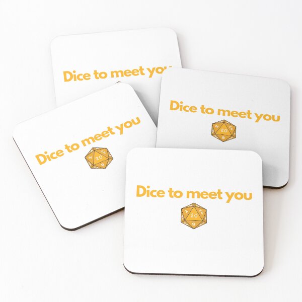 Item preview, Dice to meet you  designed and sold by TheChicktopus.