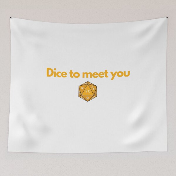 Item preview, Dice to meet you  designed and sold by TheChicktopus.