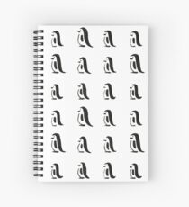 Penguin pattern Spiral Notebook