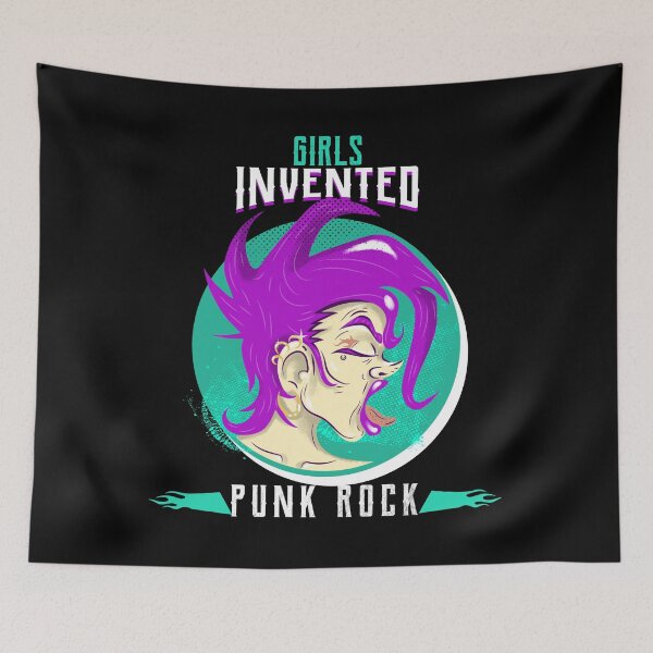 Item preview, GIRLS INVENTED PUNK ROCK! designed and sold by T-mess.