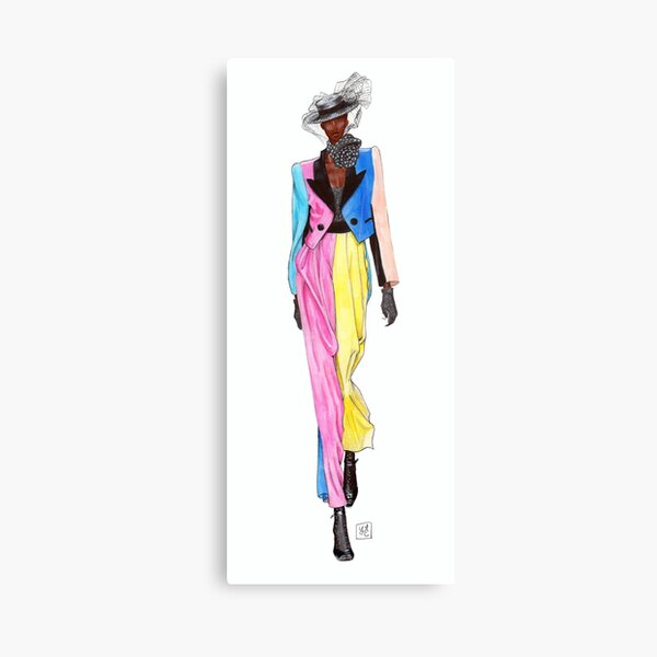 Fashion Illustration Canvas Print