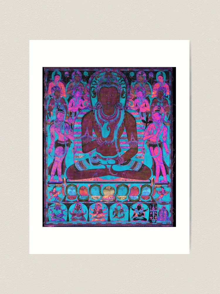 Psychedelic DMT Buddha Amoghasiddhi