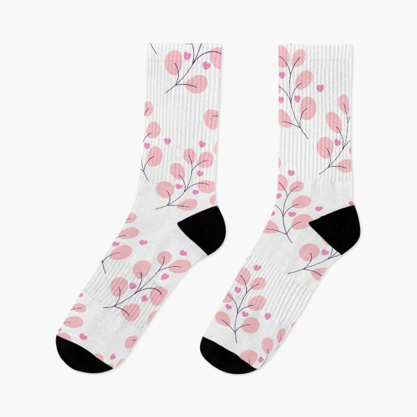 Item preview, Valentines Day seamless background with pink plants and hearts. designed and sold by Victoria Riabov.