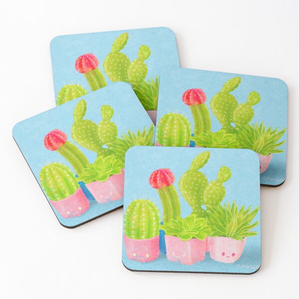 Item preview, Cute Potted cactus plants  designed and sold by MadebyCRO.