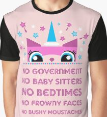 Regeln von Prinzessin Unikitty (UK Version) Grafik T-Shirt
