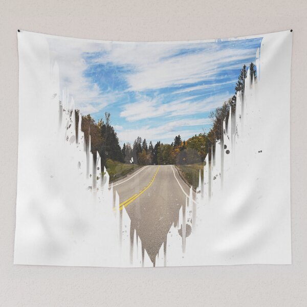 Item preview, Abstract Country Road Prairie Sky Cutout I designed and sold by Tritonn204.