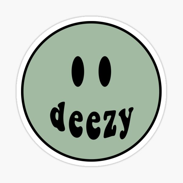 Deezy Smiley Face Sticker