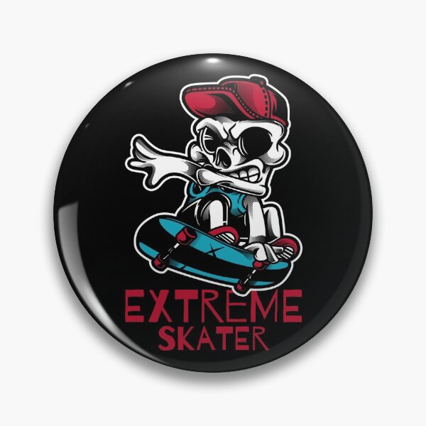 Item preview, Extreme Skater - Skeleton Skateboarder designed and sold by ManiaTeec.