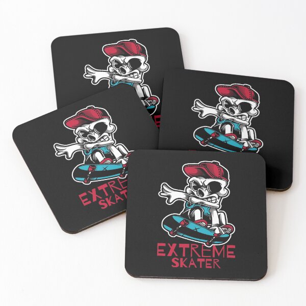 Item preview, Extreme Skater - Skeleton Skateboarder designed and sold by ManiaTeec.