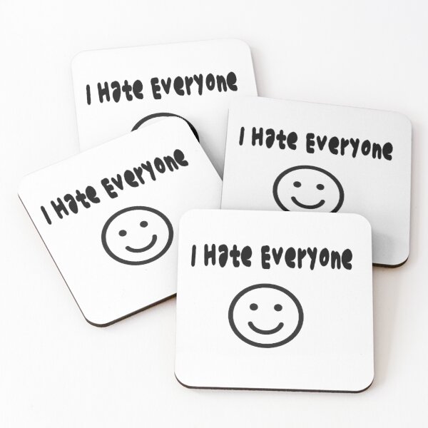 Item preview, I HATE EVERYONE designed and sold by CyberScum.