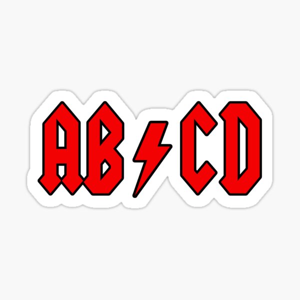 Ac Dc Stickers | Redbubble